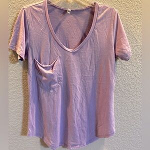 Z Supply Relaxed Fit Pocket Tee| Size M| Light Purple